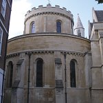 The Temple Church is a late 12th-century church in the City of London located between Fleet Street and the River Thames. Among the oldest and most beautiful churches in London, it was built by the Knights Templar, an order of crusading monks founded in 1118 to protect pilgrims to the Holy Land. The Temple was their headquarters in England: here were the Church, two Halls, cloisters and domestic buildings, leading in the 12th century straight down to the River Thames. The Round Church was consecrated in 1185. It was modelled on the circular Church of the Holy Sepulchre in Jerusalem, the most sacred place of the Holy Land and so of the whole world.  To be in the Round was to be reminded of Christ’s burial, of our baptism into his death – and so of our resurrection to his new life.